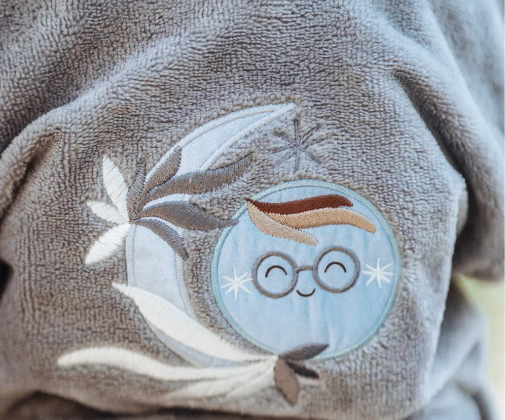Fly Me To The Moon Sky Πετσέτα Bamboo Kid Grey