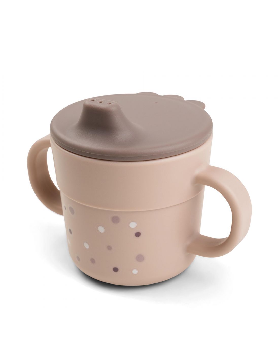 Happy Dots Ποτήρι Με Λαβές Και Στόμιο Powder