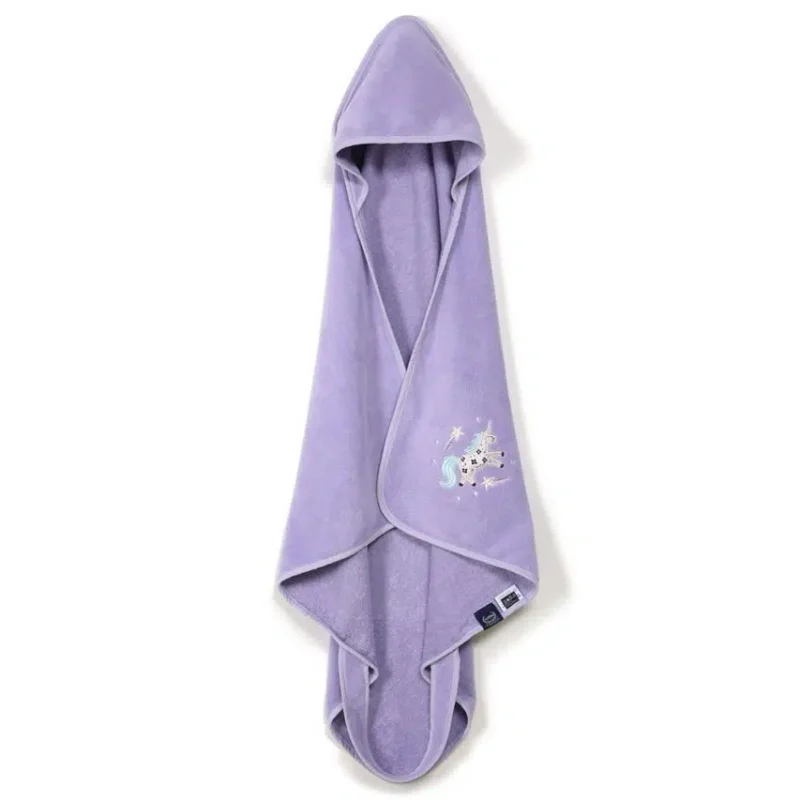 Lady Unicorn Πετσέτα Bamboo Newborn Purple