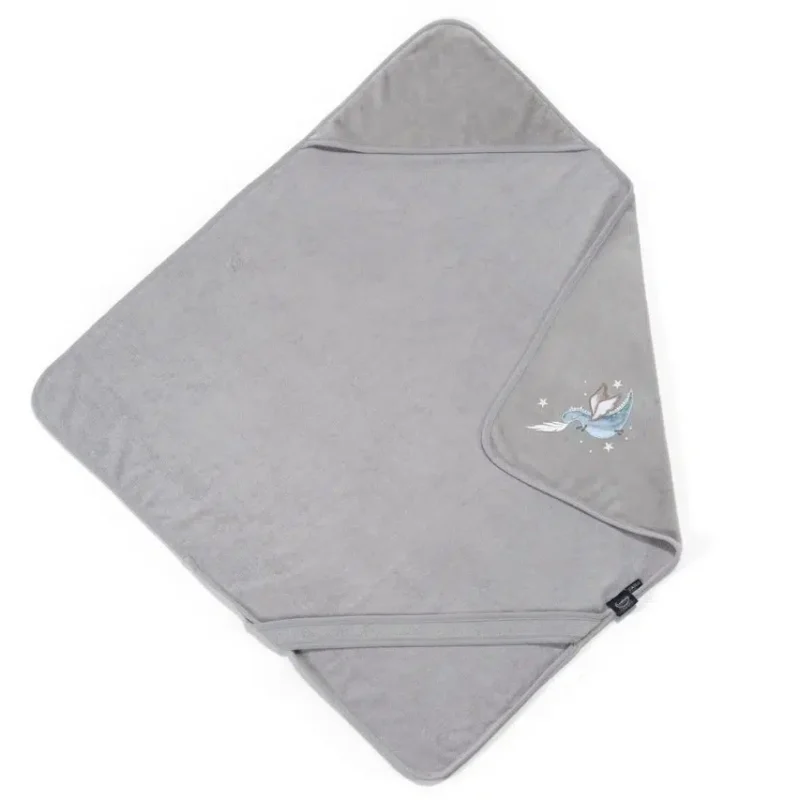 Lord Dragon Πετσέτα Bamboo Newborn Grey