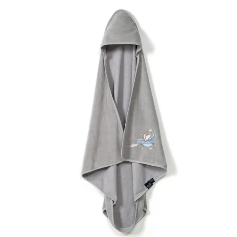 Lord Dragon Πετσέτα Bamboo Newborn Grey