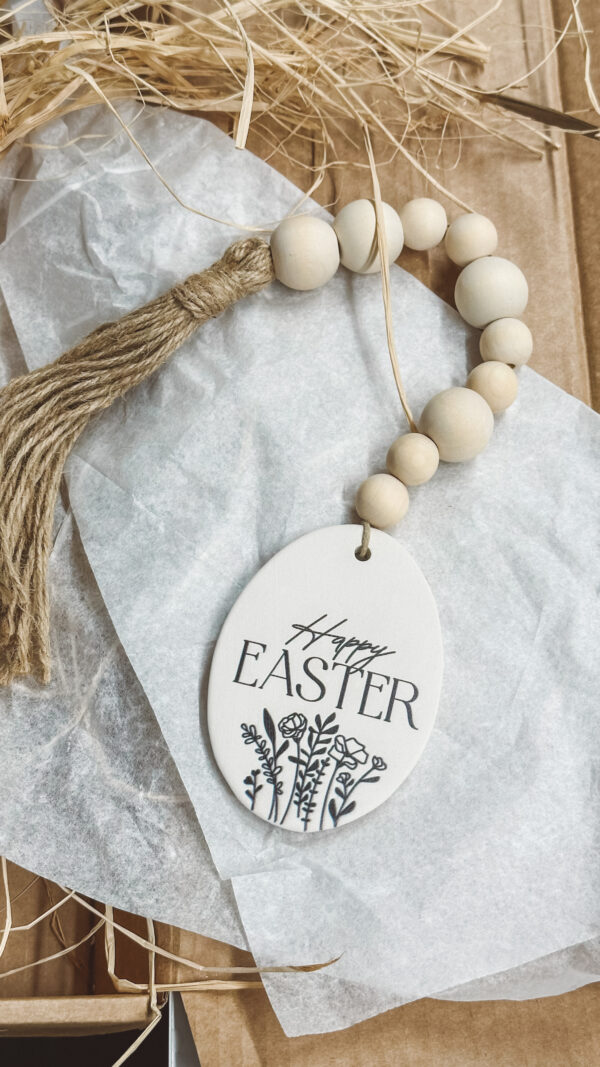 Happy Easter Κεραμικό Αυγό