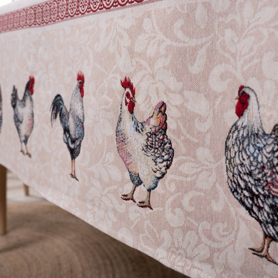 Rooster Τραπεζοκαρέ στρωμένο σε τραπέζι