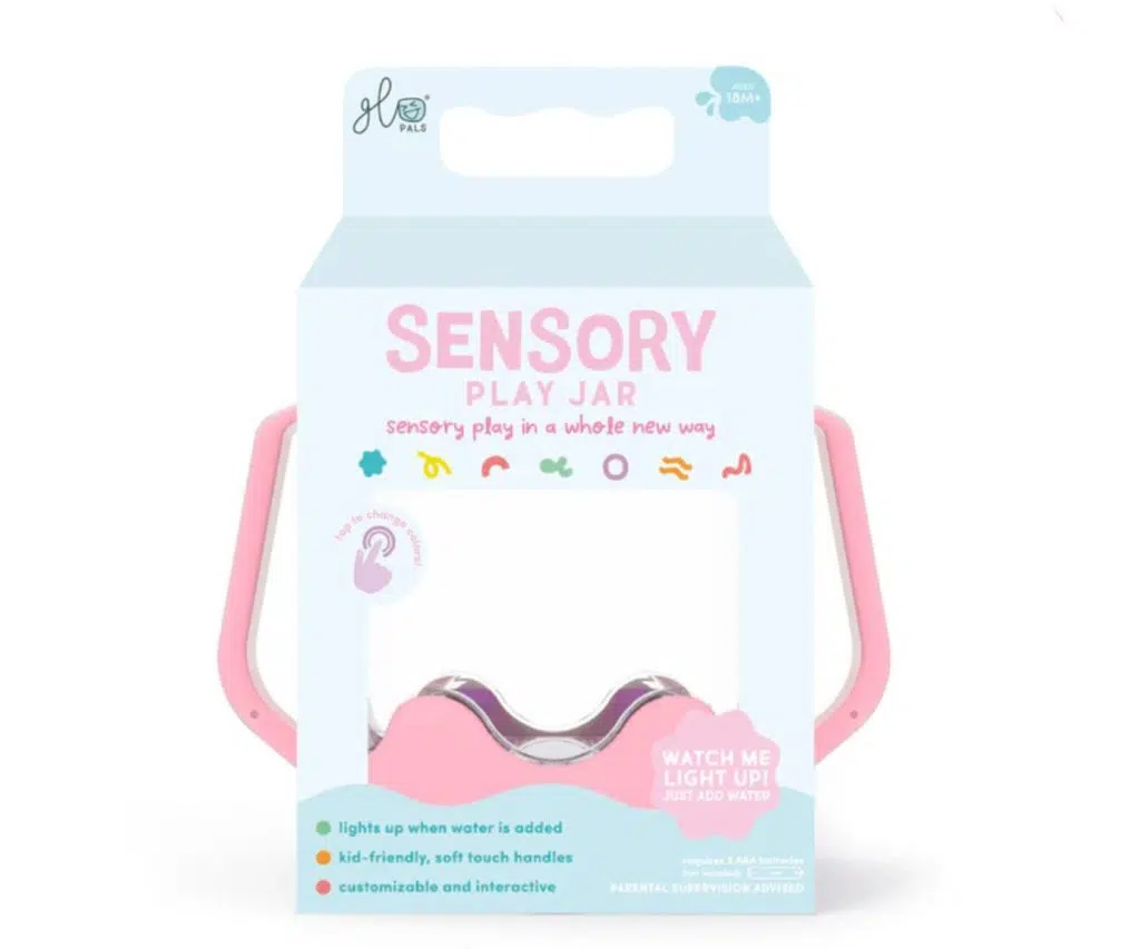 Sensory Jar Pink Bubblegum, από 100% πλαστικό, για παιδιά ηλικίας 18+ μηνών