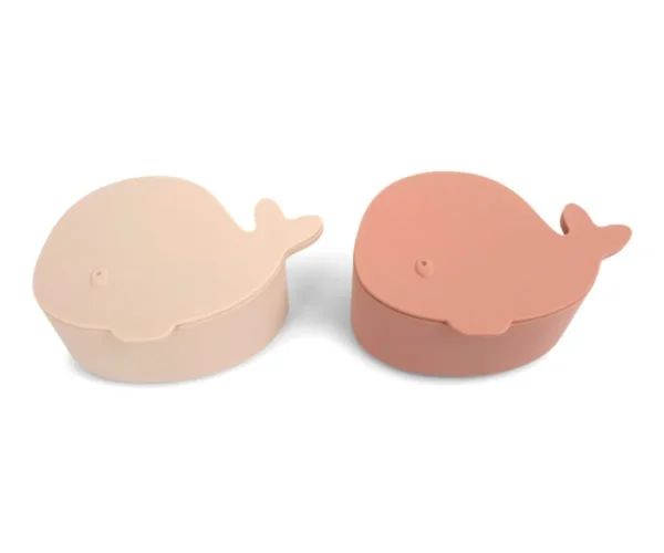 Christian The Whale Σετ Snackbox 2τμχ Blush