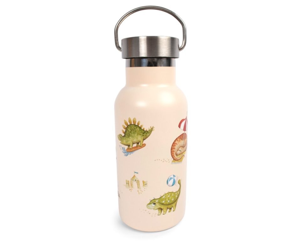 Dino Beach Stainless Steel Water Bottle