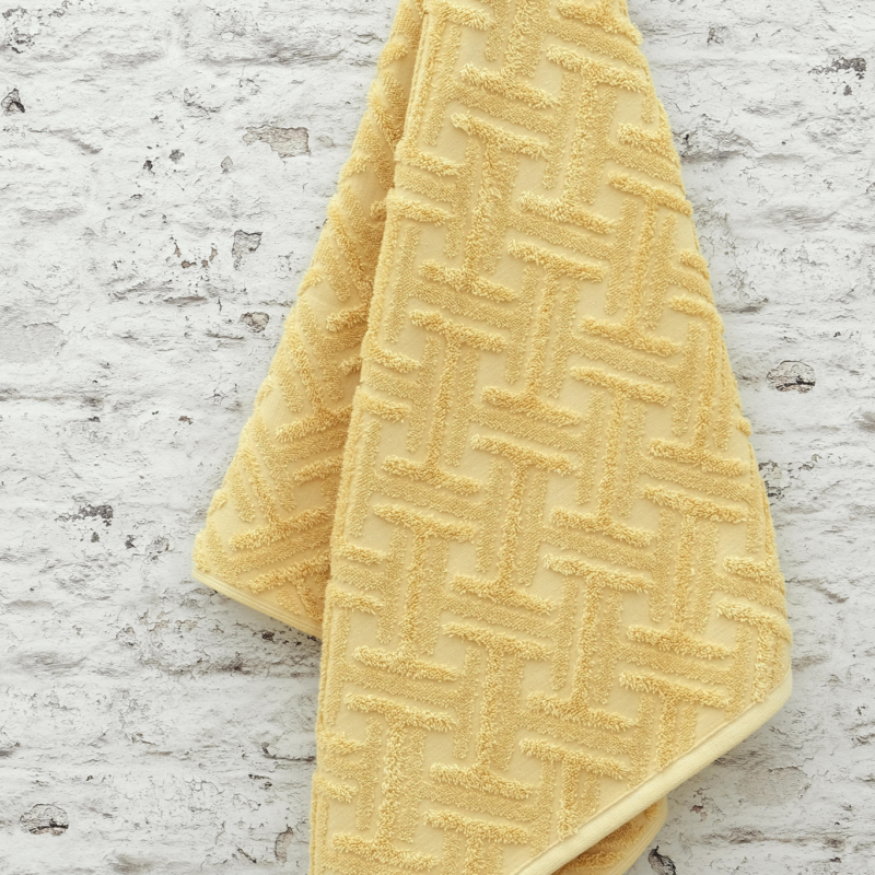 Milano Σετ Πετσέτες Yellow 3τμχ