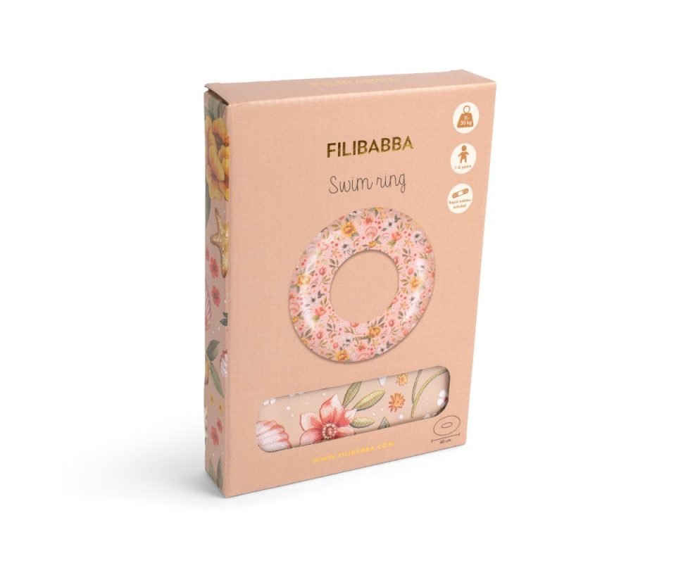 Ocean Blossom Swim Ring Alfie μέσα σε συσκευασία