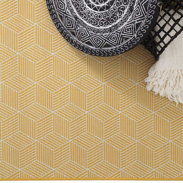 Flox 2062 Ψάθινο Χαλί Yellow