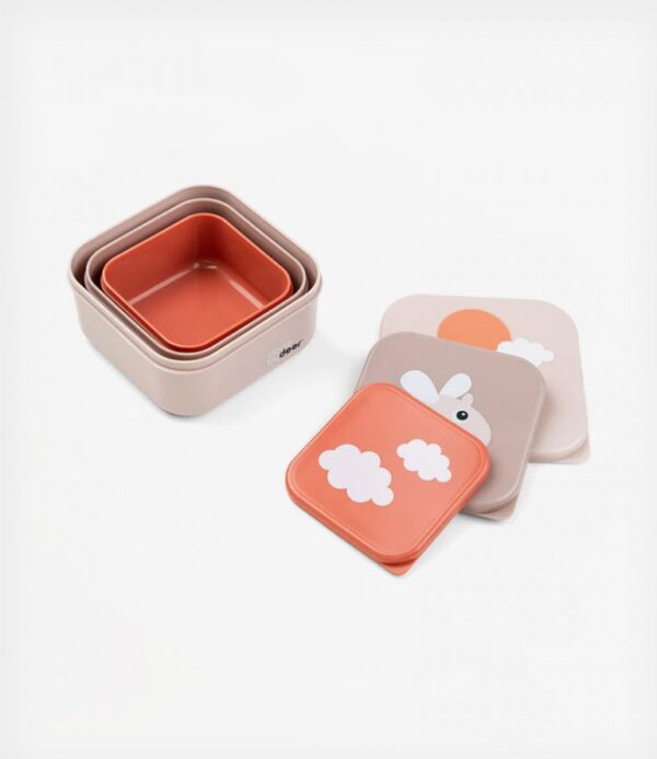 Happy Clouds Σετ Snack Box 3τμχ Powder