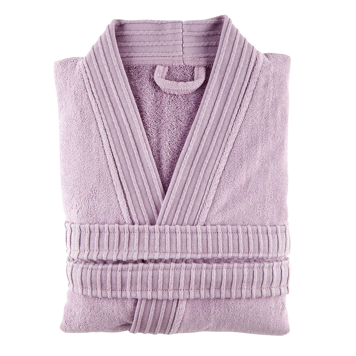 Kimono Μπουρνούζι Velvet Lilac διπλωμένο