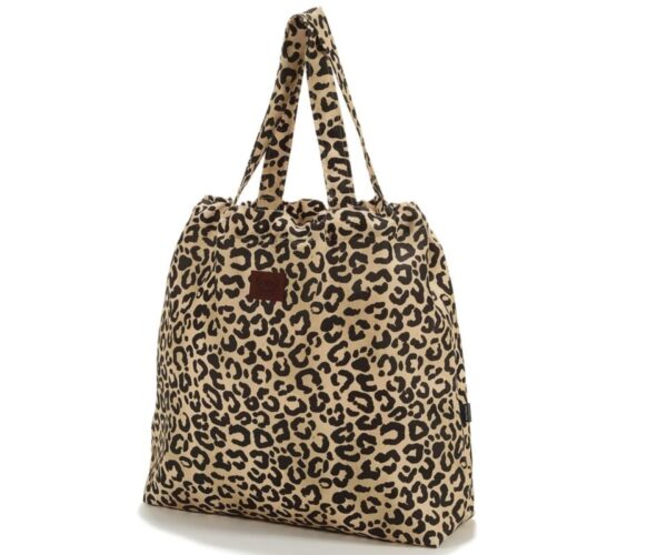 Leopard Cream Shopper Bag