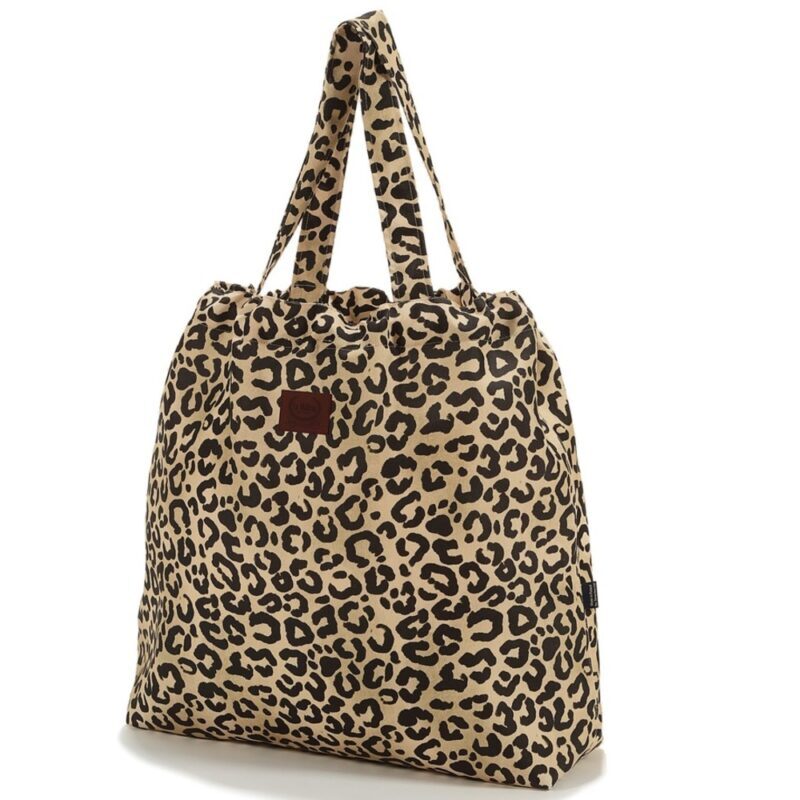 Leopard Cream Shopper Bag