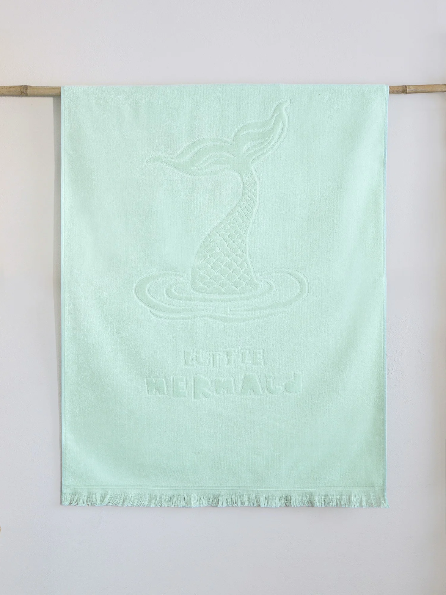 Little Mermaid Jacquard Πετσέτα Θαλάσσης απλωμένη
