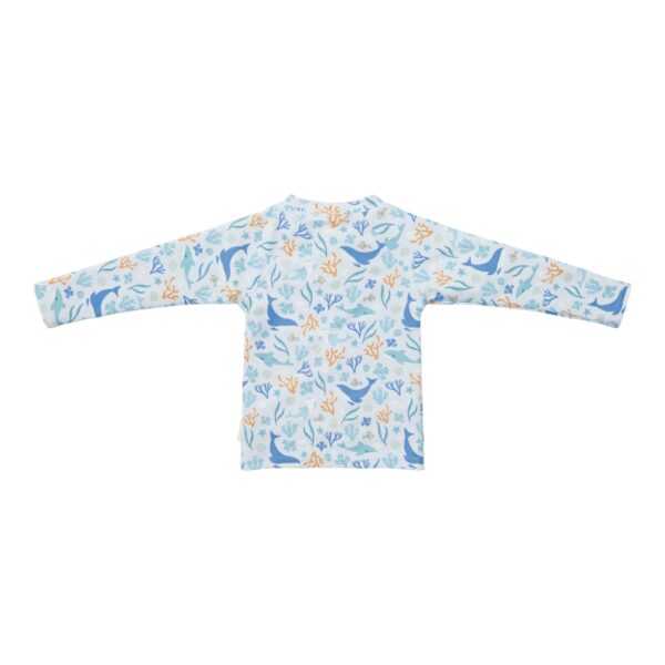 Ocean Dreams Μακρυμάνικο Μπλουζάκι Blue, από 85% recyclyed polyester και 15% elastane