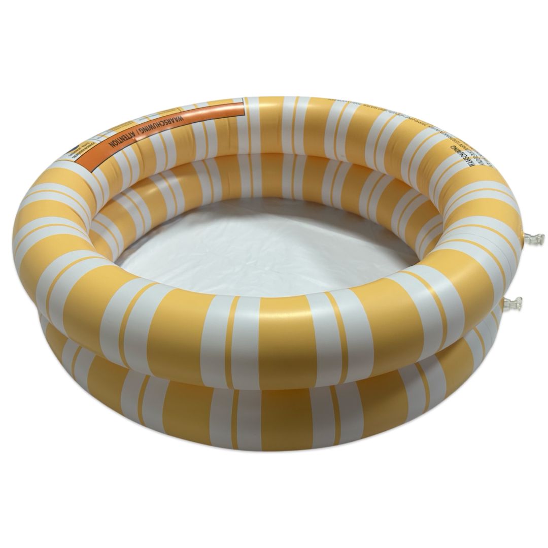 Orange Striped Φουσκωτή Πισίνα Μωρού, από 100% υψηλής ποιότητας PVC
