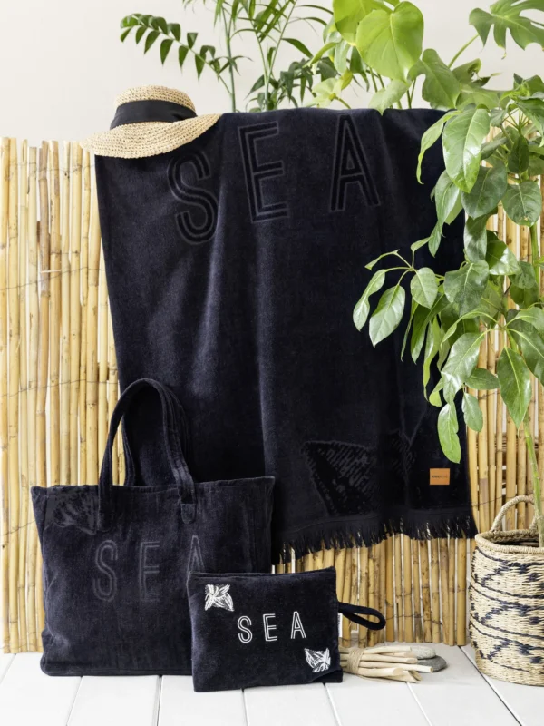 Sea Serene Jacquard Πετσέτα Θαλάσσης, από 100% βαμβάκι υψηλής ποιότητας με επεξεργασία velour και ύφανση jacquard