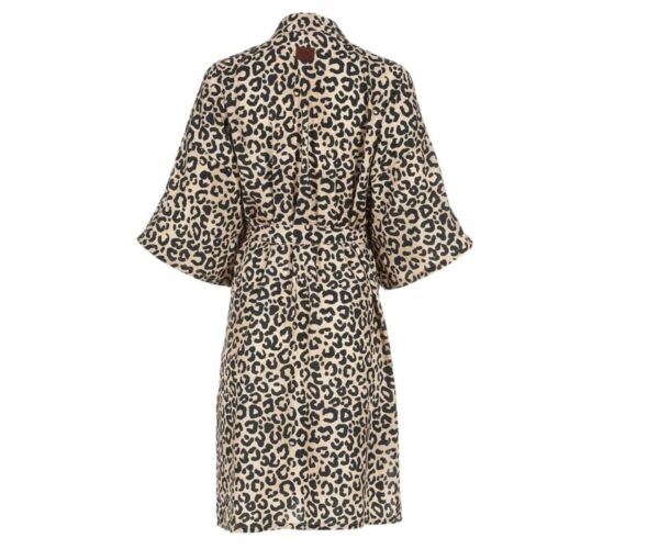 Leopard Cream Bamboo Kimono - Image 3