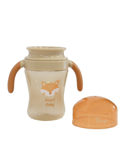 Foxy Παιδικό Ποτήρι Με Χειρολαβές Και Καπάκι