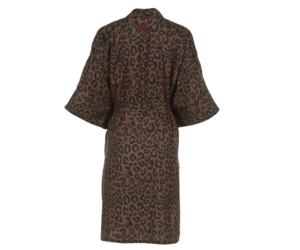 Leopard Choco Bamboo Kimono