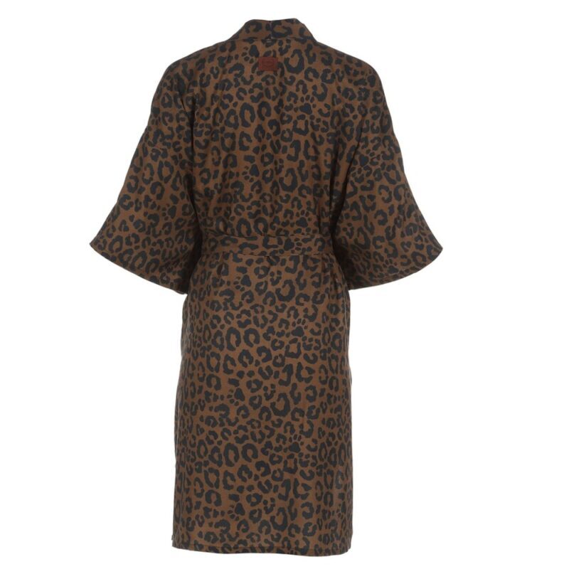 Leopard Choco Bamboo Kimono