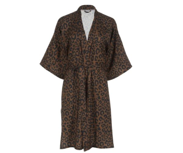 Leopard Choco Bamboo Kimono