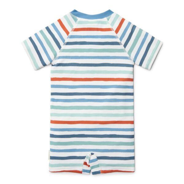 Stripes Ολόσωμο Κοντομάνικο Μαγιό Multi Colour
