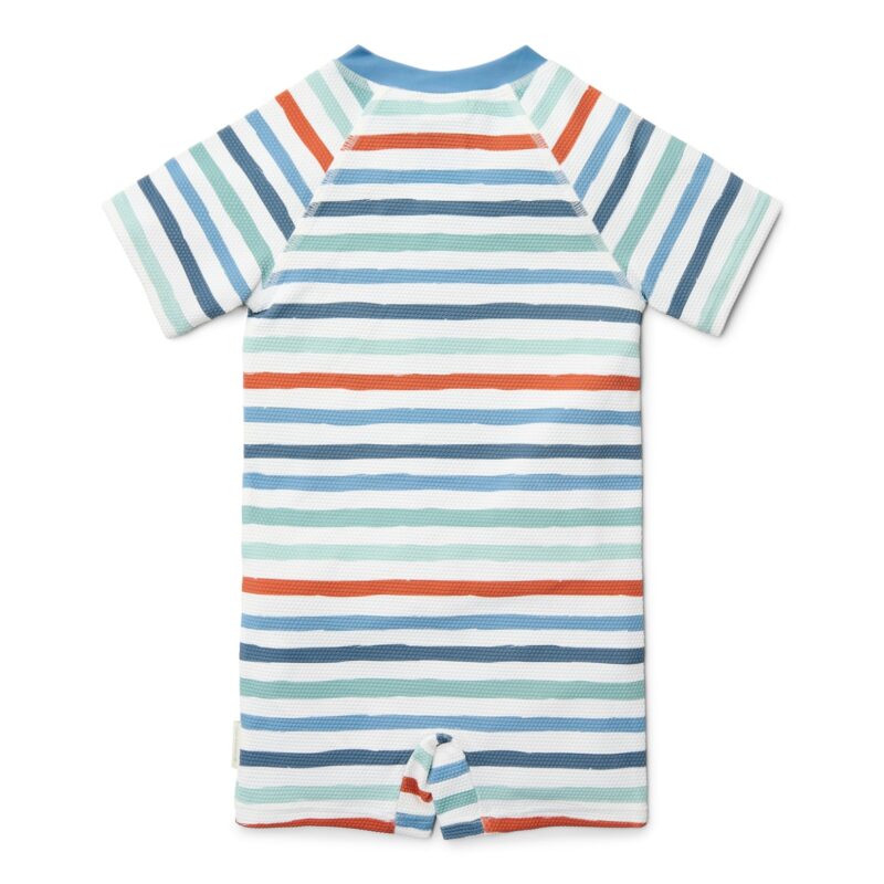 Stripes Ολόσωμο Κοντομάνικο Μαγιό Multi Colour