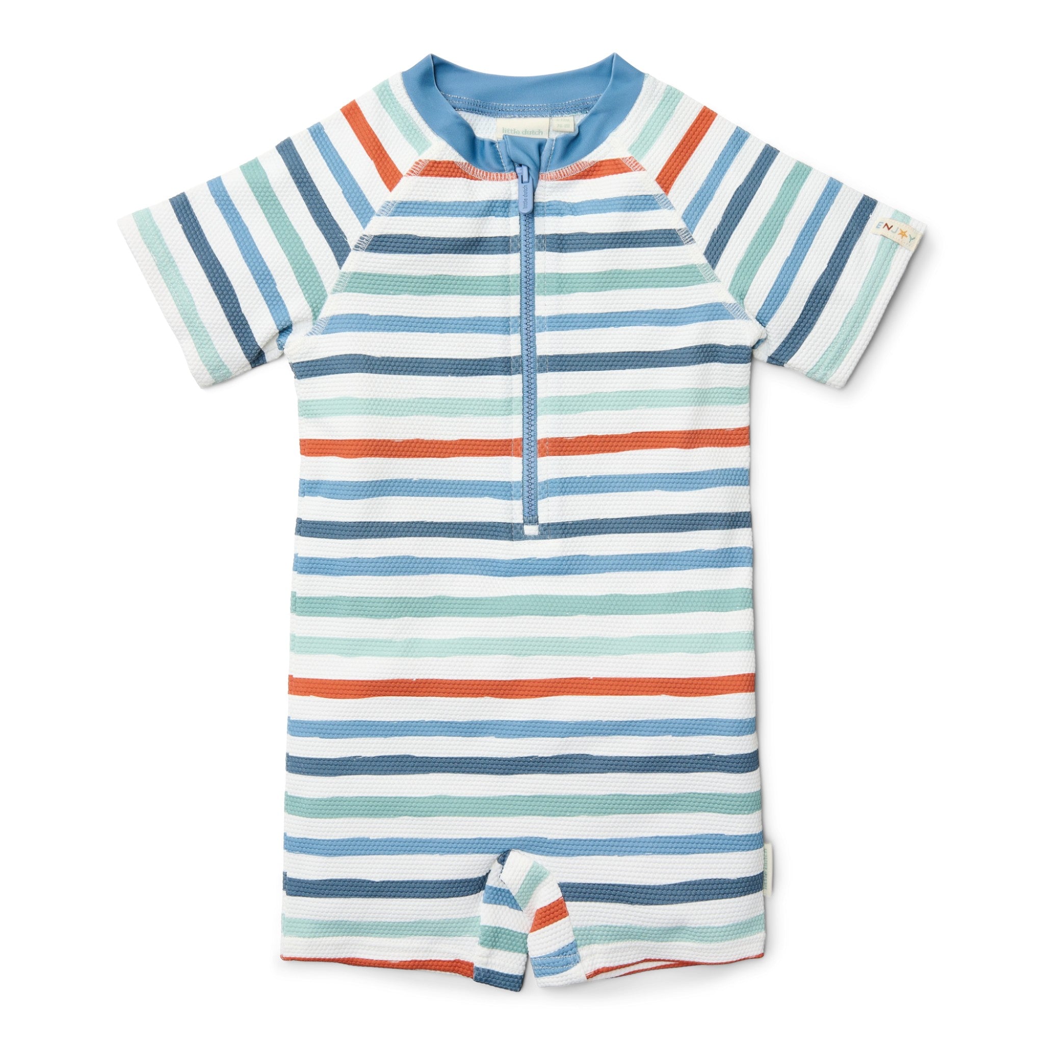 Stripes Ολόσωμο Κοντομάνικο Μαγιό Multi Colour
