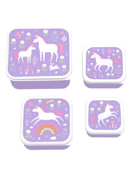Unicorn Dreams Σετ Δοχείο Φαγητού 4τμχ
