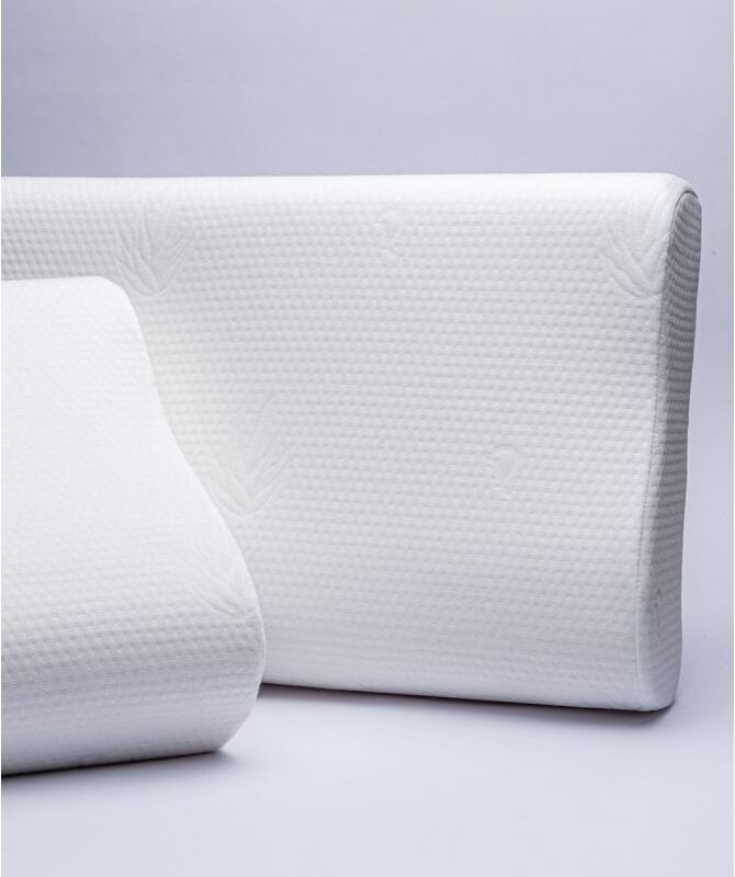 White Comfort Memory Μαξιλάρι Orthopedic Memory