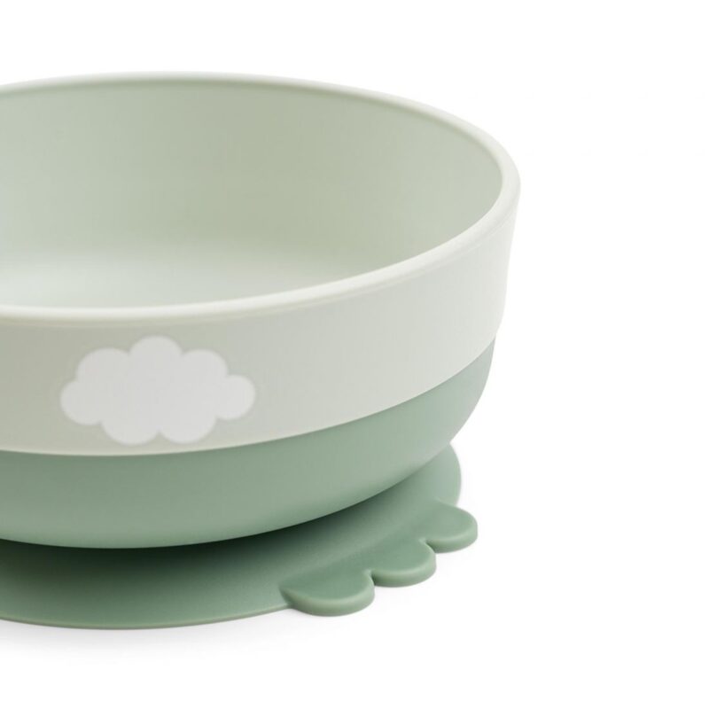 Happy Clouds Παιδικό Σετ Φαγητού 3τμχ Green