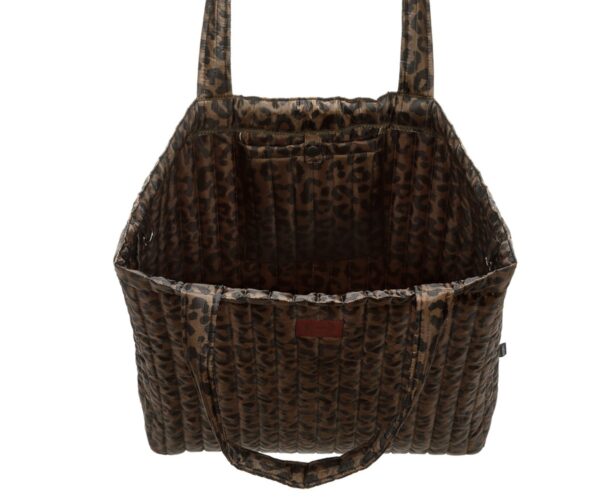Leopard Ortalion Shopper Bag Choco