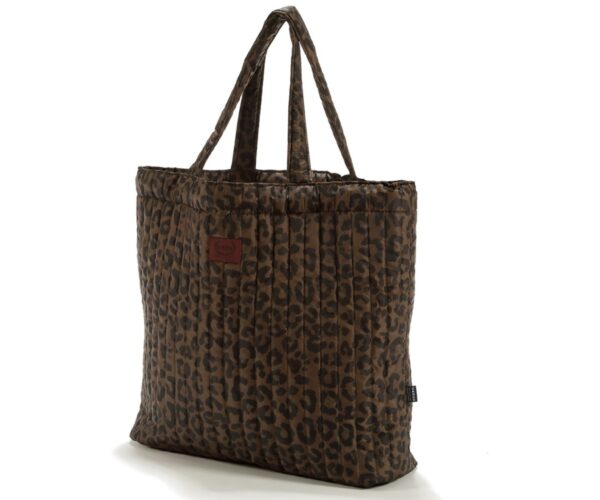 Leopard Ortalion Shopper Bag Choco