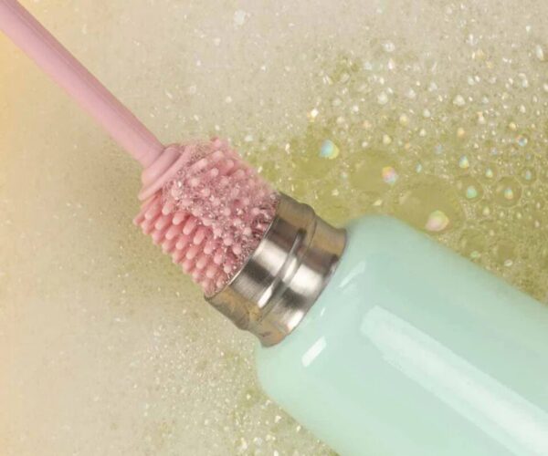 Water Bottle Cleaning Brush Pink