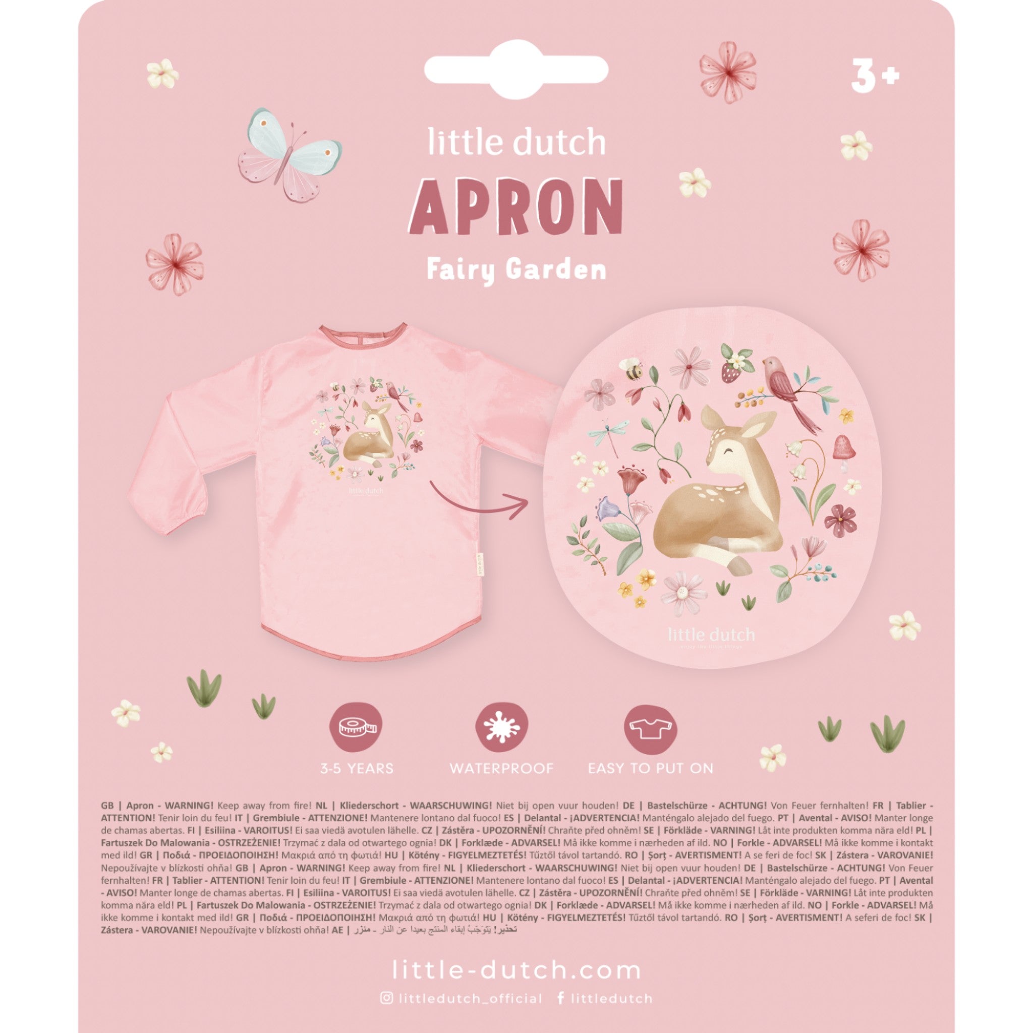 Fairy Garden Μπλουζάκι Ποδιά Ζωγραφικής μέσα σε συσκευασία