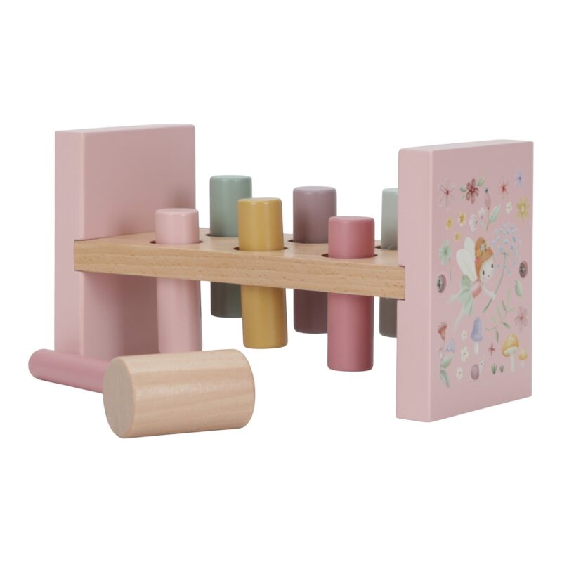 Fairy Garden Ξύλινο Παιχνίδι Αντιστοίχισης Με Σφυρί