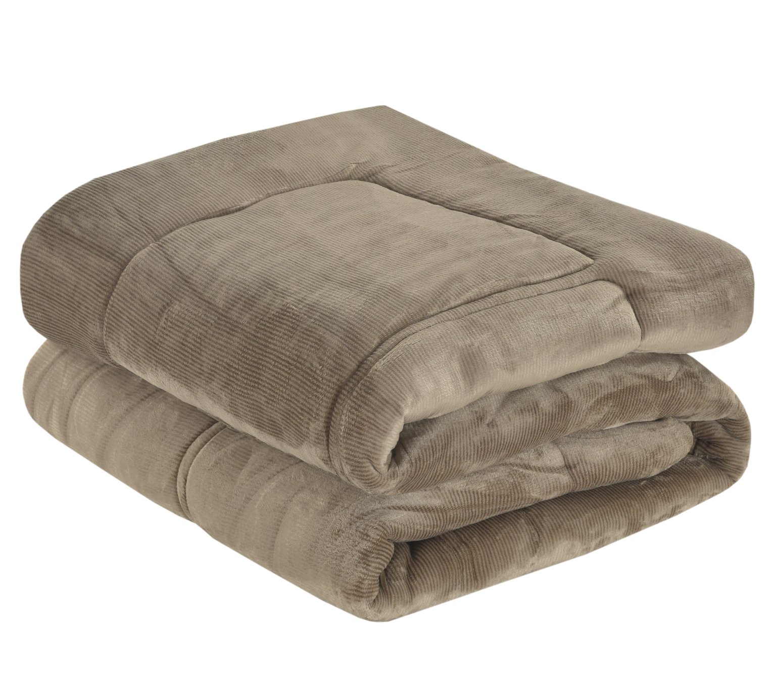 Napoli Κουβερτοπάπλωμα Μονό Coffee διπλωμένο