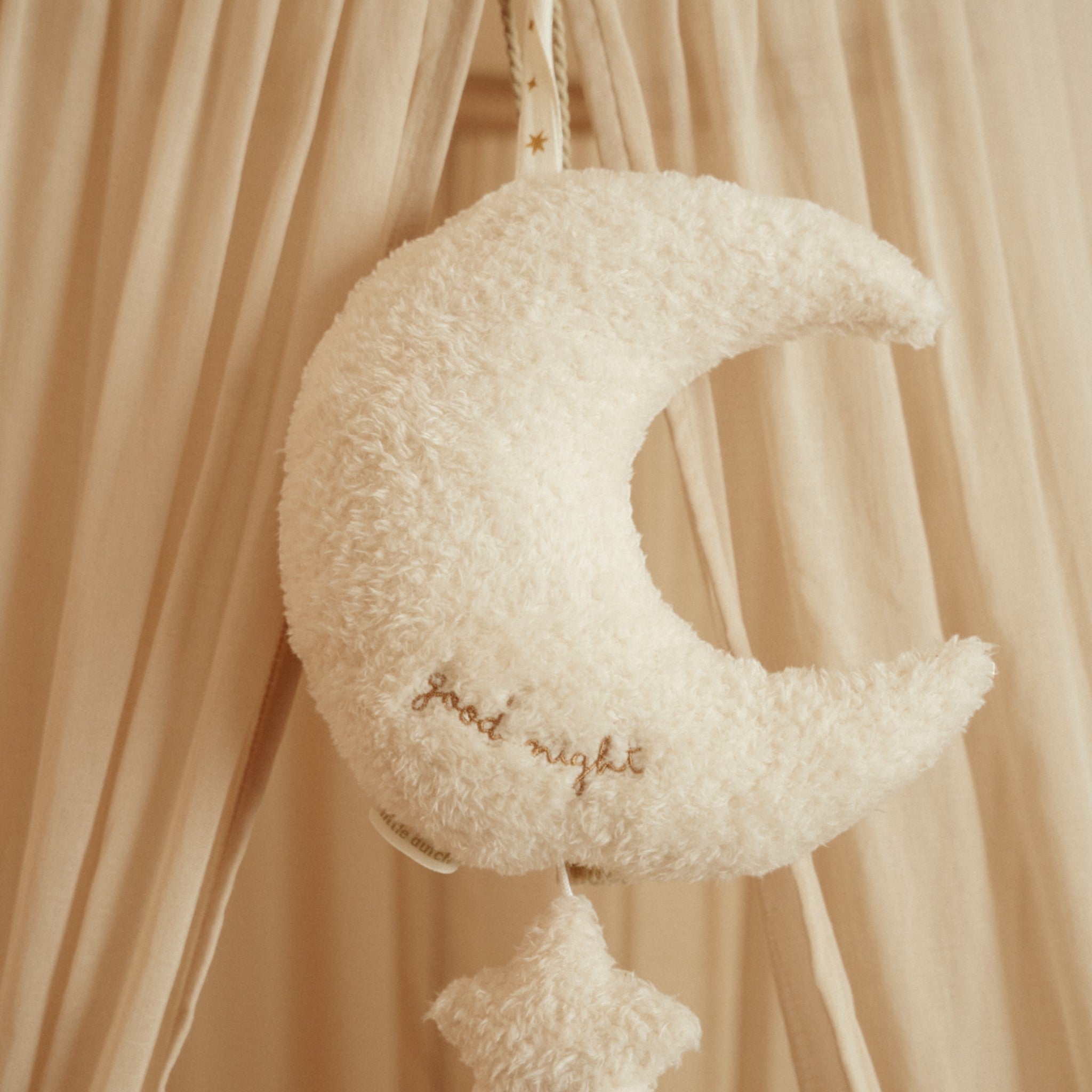 Newborn Naturals Υφασμάτινο Μουσικό Φεγγαράκι