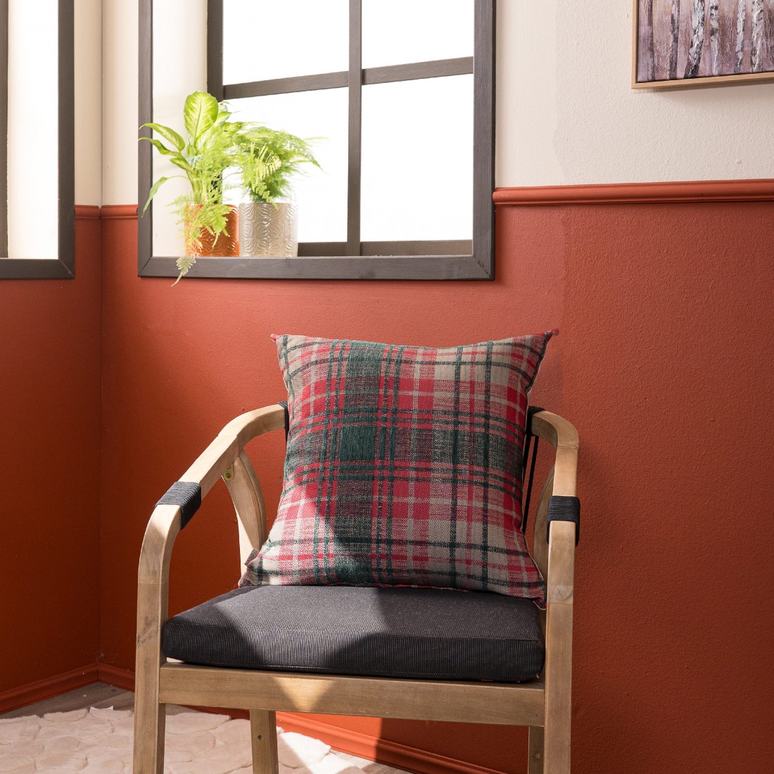 Scottich 10 Μαξιλαροθήκη 2 Διαστάσεις τοποθετημένο σε καρέκλα