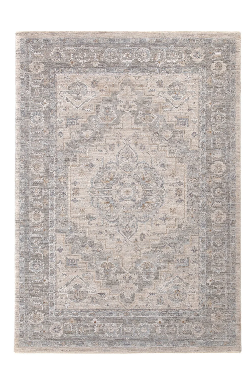 Tabriz Χαλί 647 L. Grey 4 Διαστάσεις στρωμένο