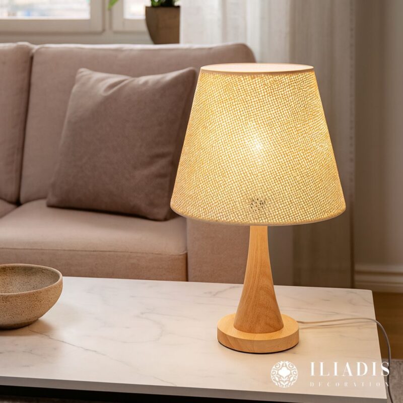 Επιτραπέζιο Φωτιστικό Μπεζ