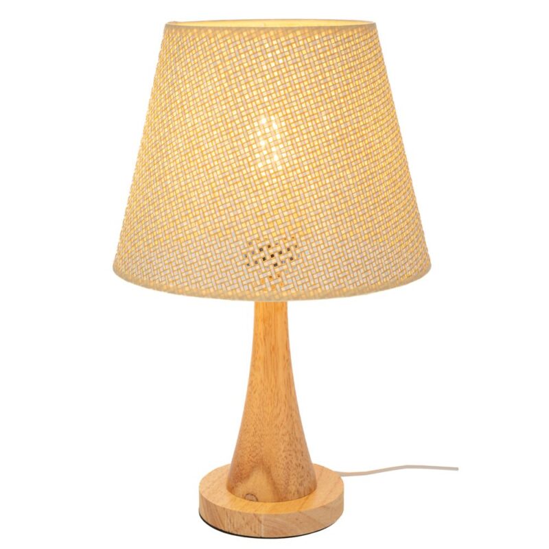 Λαμπατέρ Με Ψάθινο Κρεμ Καπέλο