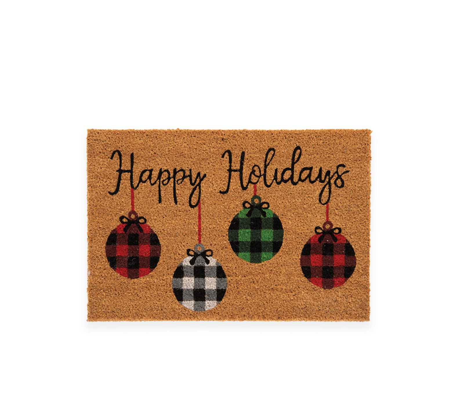 Happy Holidays Χριστουγεννιάτικο Ταπέτo Εισόδου