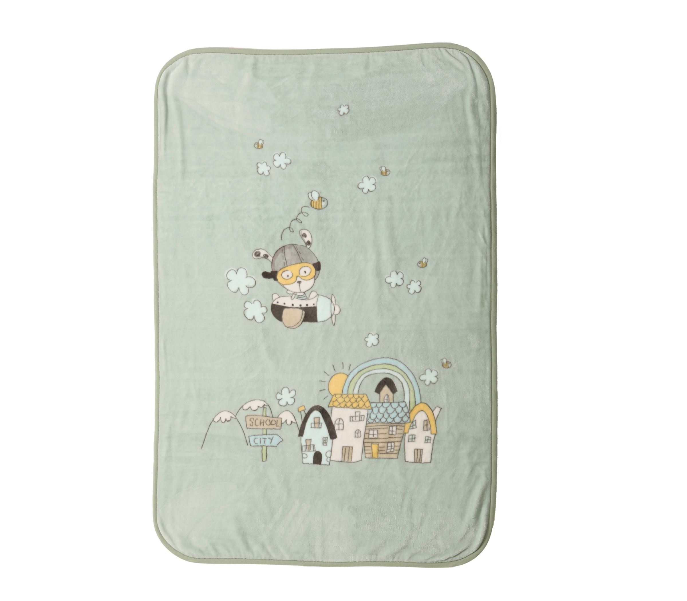 In The City Βρεφική Κουβέρτα 2 Διαστάσεις διπλωμένη
