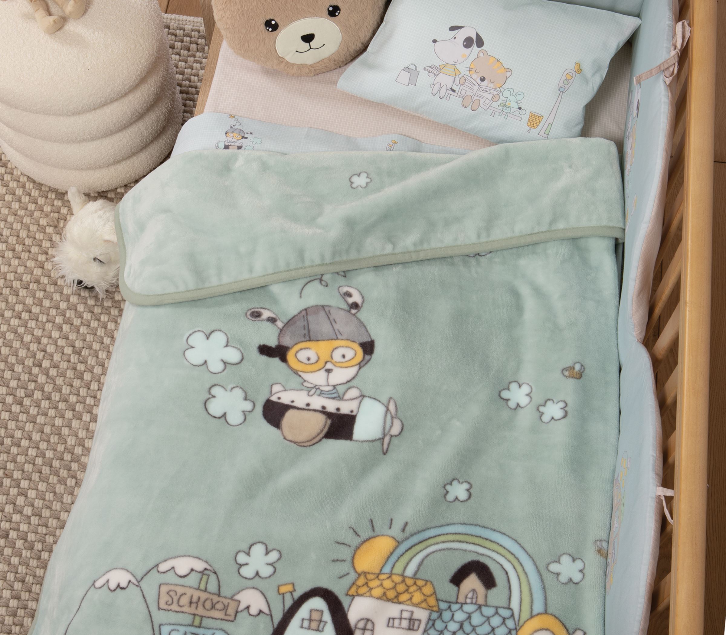 In The City Βρεφική Κουβέρτα 2 Διαστάσεις