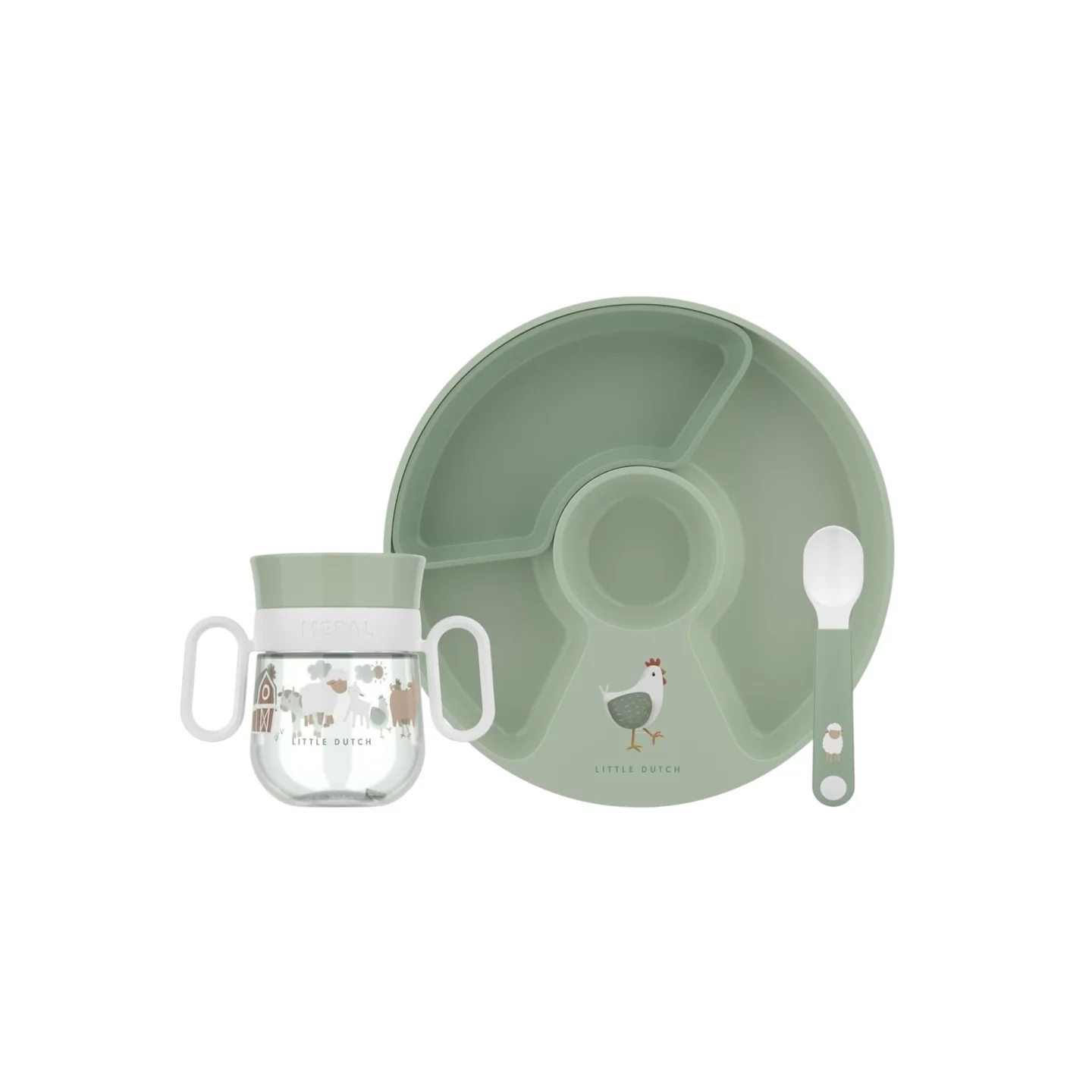 Mio Little Farm Βρεφικό Σετ Φαγητού 3τμχ