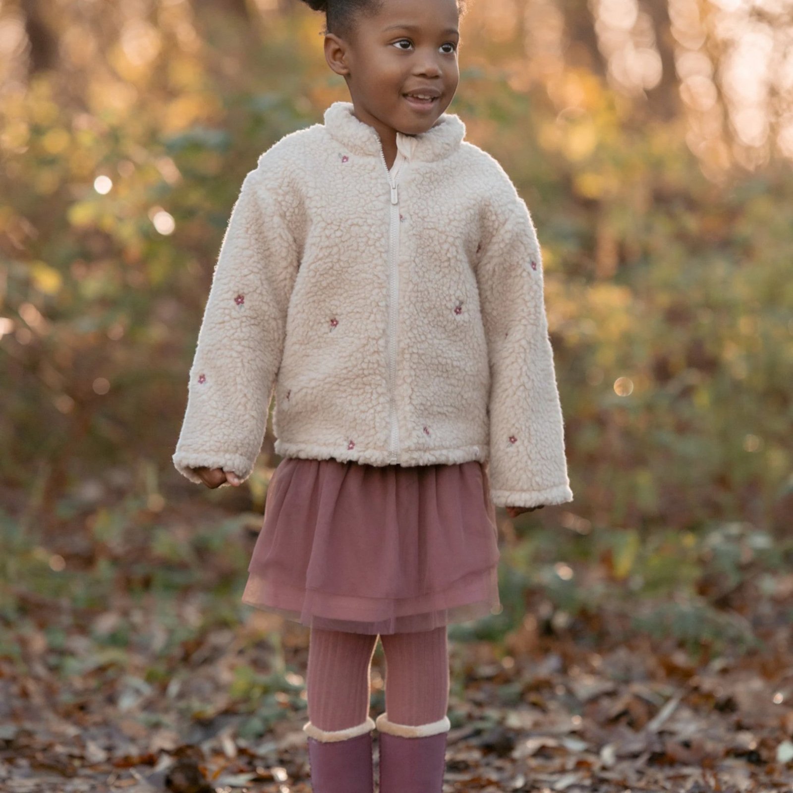 Rouge Tutu Φούστα φορεμένη από ένα παιδάκι