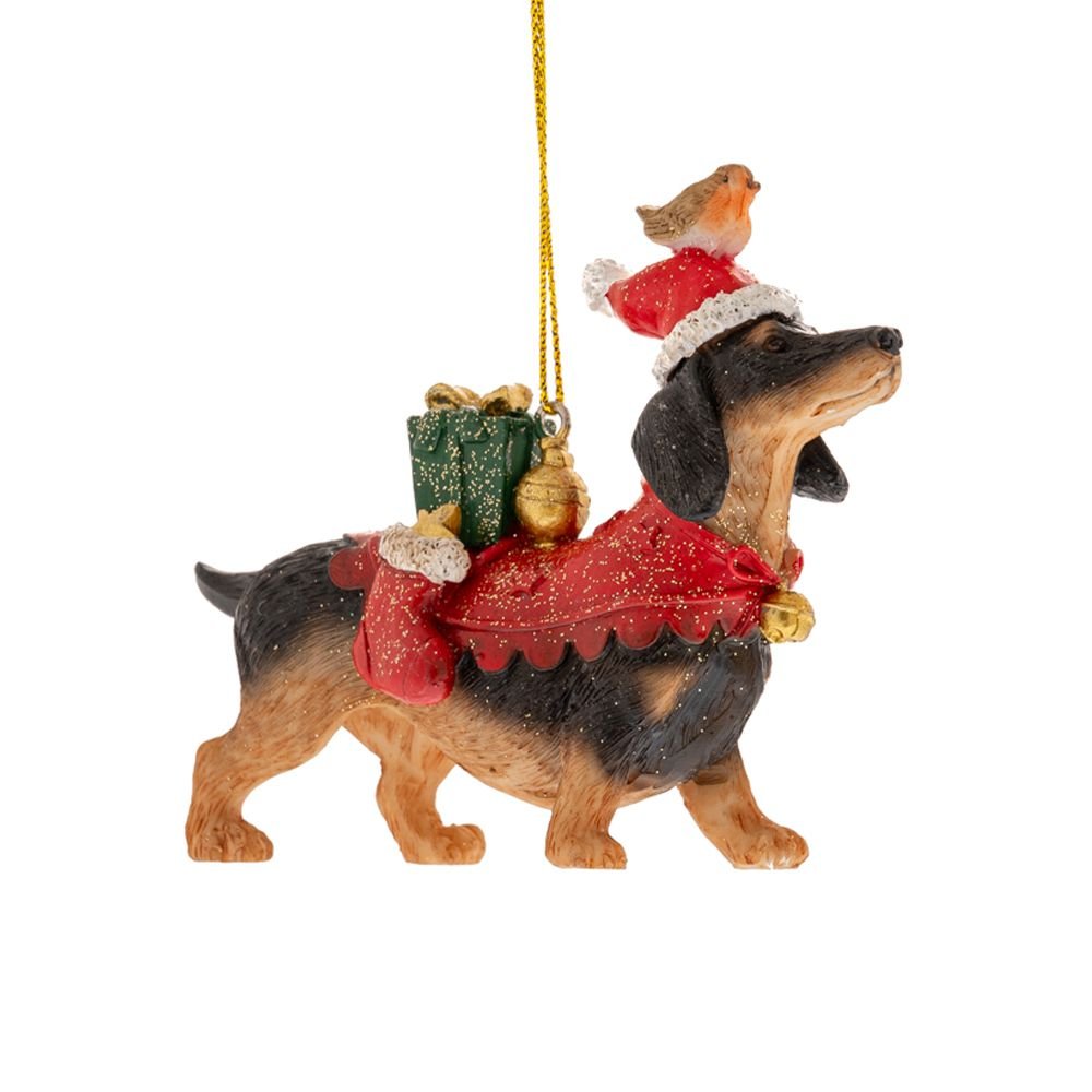 Κρεμαστό Στολίδι Σκυλάκι Μαύρο