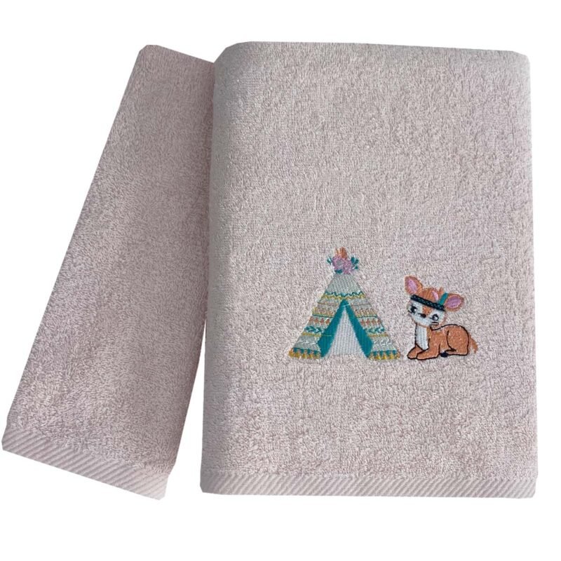 Boho Animals Σετ Παιδικές Πετσέτες 2τμχ
